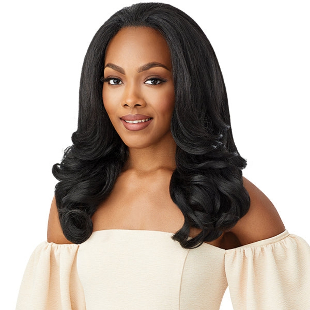 Outre Synthetic Half Wig - Black